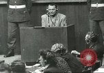 Standbild Nürnberger Prozeß Nürnberg Deutschland, 1946, aus Sekunde 33 historischem Filmmaterial Videoclip 65675058671