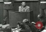 Standbild Nürnberger Prozeß Nürnberg Deutschland, 1946, aus Sekunde 34 historischem Filmmaterial Videoclip 65675058671