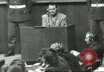 Standbild Nürnberger Prozeß Nürnberg Deutschland, 1946, aus Sekunde 40 historischem Filmmaterial Videoclip 65675058671