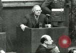 Standbild Nürnberger Prozeß Nürnberg Deutschland, 1946, aus Sekunde 54 historischem Filmmaterial Videoclip 65675058671