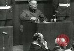 Standbild Nürnberger Prozeß Nürnberg Deutschland, 1946, aus Sekunde 59 historischem Filmmaterial Videoclip 65675058671