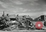 Image of damaged aircraft North Africa, 1943, second 14 stock footage video 65675058679