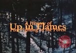 Image of forest fire United States USA, 1984, second 49 stock footage video 65675058683