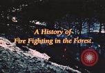 Image of forest fire United States USA, 1984, second 53 stock footage video 65675058683