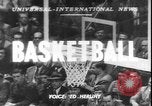 Image of basketball game between City College and BYU New York United States USA, 1950, second 1 stock footage video 65675058712