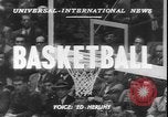 Image of basketball game between City College and BYU New York United States USA, 1950, second 4 stock footage video 65675058712