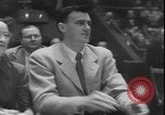 Image of basketball game between City College and BYU New York United States USA, 1950, second 37 stock footage video 65675058712
