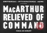 Image le général MacArthur United States USA, 1951, de la seconde 12 séquences d'archives historiques vidéo 65675058719