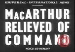 Image le général MacArthur United States USA, 1951, de la seconde 15 séquences d'archives historiques vidéo 65675058719