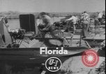 Image of air plane propelled boat United States USA, 1951, second 57 stock footage video 65675058722