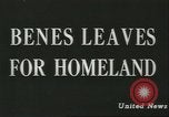 Image of Edvard Benes United Kingdom, 1945, second 5 stock footage video 65675058755