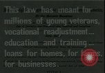 Image of war veterans United States USA, 1946, second 1 stock footage video 65675058766