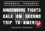 Image of German airship Hindenburg Lakehurst Naval Air Station New Jersey USA, 1936, second 3 stock footage video 65675058801