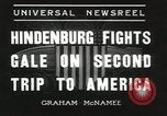 Image of German airship Hindenburg Lakehurst Naval Air Station New Jersey USA, 1936, second 5 stock footage video 65675058801