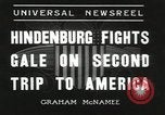 Image of German airship Hindenburg Lakehurst Naval Air Station New Jersey USA, 1936, second 6 stock footage video 65675058801