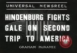 Image of German airship Hindenburg Lakehurst Naval Air Station New Jersey USA, 1936, second 7 stock footage video 65675058801