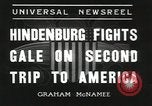 Image of German airship Hindenburg Lakehurst Naval Air Station New Jersey USA, 1936, second 10 stock footage video 65675058801