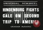 Image of German airship Hindenburg Lakehurst Naval Air Station New Jersey USA, 1936, second 11 stock footage video 65675058801