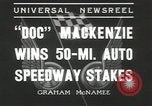 Image of car race Langhorne Pennsylvania USA, 1936, second 4 stock footage video 65675058802