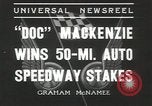 Image of car race Langhorne Pennsylvania USA, 1936, second 8 stock footage video 65675058802