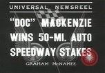 Image of car race Langhorne Pennsylvania USA, 1936, second 9 stock footage video 65675058802