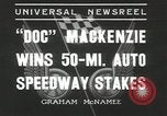 Image of car race Langhorne Pennsylvania USA, 1936, second 12 stock footage video 65675058802