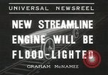 Standbild New York Central Quecksilber Lokomotive entworfen von Henry Dreyfuss Harmon New York USA, 1936, aus Sekunde 1 historischem Filmmaterial Videoclip 65675058804