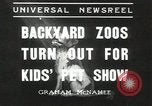 Standbild Haustiere Berkeley California USA, 1936, aus Sekunde 1 historischem Filmmaterial Videoclip 65675058806