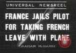 Image of pilot Drouillet Villacoublay France, 1936, second 1 stock footage video 65675058807
