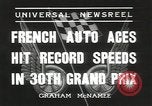 Standbild Formel Eins Auto Club Grand Prix Montlhéry Frankreich, 1936, aus Sekunde 8 historischem Filmmaterial Videoclip 65675058812