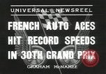 Standbild Formel Eins Auto Club Grand Prix Montlhéry Frankreich, 1936, aus Sekunde 9 historischem Filmmaterial Videoclip 65675058812
