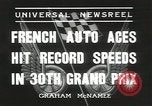 Standbild Formel Eins Auto Club Grand Prix Montlhéry Frankreich, 1936, aus Sekunde 10 historischem Filmmaterial Videoclip 65675058812