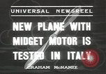 Image Coupe Midget Rome Italie, 1936, de la seconde 3 séquences d'archives historiques vidéo 65675058815
