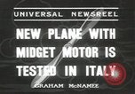Image Coupe Midget Rome Italie, 1936, de la seconde 5 séquences d'archives historiques vidéo 65675058815