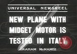 Image Coupe Midget Rome Italie, 1936, de la seconde 6 séquences d'archives historiques vidéo 65675058815