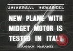 Image Coupe Midget Rome Italie, 1936, de la seconde 7 séquences d'archives historiques vidéo 65675058815
