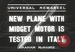 Image Coupe Midget Rome Italie, 1936, de la seconde 9 séquences d'archives historiques vidéo 65675058815
