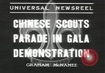 Image Chinese scouts Shanghai la Chine, 1936, de la seconde 8 séquences d'archives historiques vidéo 65675058816