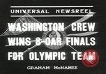 Image Équipe de Washington United States USA, 1936, de la seconde 6 séquences d'archives historiques vidéo 65675058817