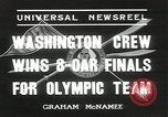 Image Équipe de Washington United States USA, 1936, de la seconde 7 séquences d'archives historiques vidéo 65675058817