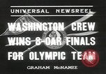 Image Équipe de Washington United States USA, 1936, de la seconde 11 séquences d'archives historiques vidéo 65675058817