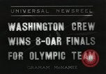 Image Équipe de Washington United States USA, 1936, de la seconde 12 séquences d'archives historiques vidéo 65675058817