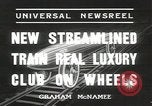 Standbild New York Central Merkur Zug und Lokomotive Chicago Illinois USA, 1936, aus Sekunde 3 historischem Filmmaterial Videoclip 65675058818