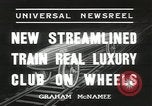 Standbild New York Central Merkur Zug und Lokomotive Chicago Illinois USA, 1936, aus Sekunde 6 historischem Filmmaterial Videoclip 65675058818
