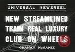 Standbild New York Central Merkur Zug und Lokomotive Chicago Illinois USA, 1936, aus Sekunde 11 historischem Filmmaterial Videoclip 65675058818