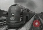 Standbild New York Central Merkur Zug und Lokomotive Chicago Illinois USA, 1936, aus Sekunde 31 historischem Filmmaterial Videoclip 65675058818