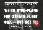 Image of stratogyro helicopter Hollywood Los Angeles California USA, 1936, second 3 stock footage video 65675058819