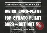 Image of stratogyro helicopter Hollywood Los Angeles California USA, 1936, second 6 stock footage video 65675058819