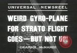 Image of stratogyro helicopter Hollywood Los Angeles California USA, 1936, second 8 stock footage video 65675058819