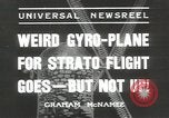 Image of stratogyro helicopter Hollywood Los Angeles California USA, 1936, second 9 stock footage video 65675058819